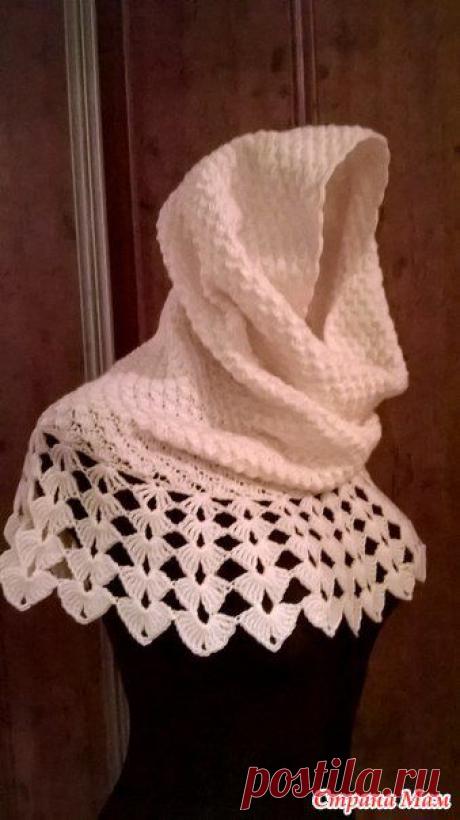 Шарф капор. Помогите с описанием! - В.Г.У. - Вязаные Головные Уборы - Страна Мам