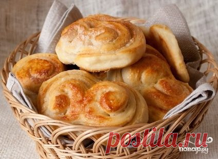 Плюшки из дрожжевого теста - пошаговый рецепт с фото на Повар.ру