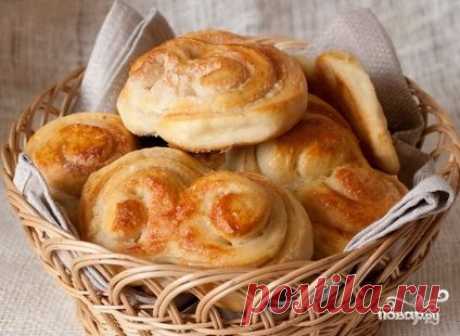 Плюшки из дрожжевого теста - пошаговый рецепт с фото на Повар.ру