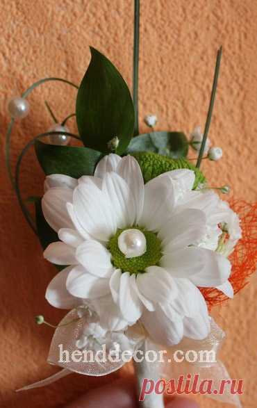Как сделать бутоньерку дома - Калейдоскоп декора