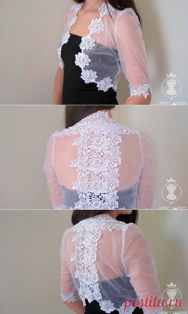 Как сшить жакетик-болеро.