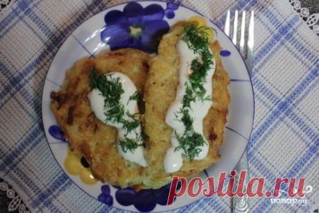 Драники с чесноком - пошаговый кулинарный рецепт на Повар.ру