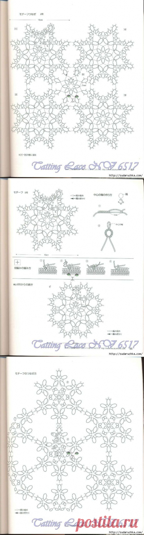 &quot;Tatting Lace&quot;. Японский журнал по фриволите.