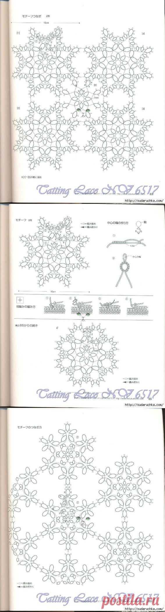 "Tatting Lace". Японский журнал по фриволите.