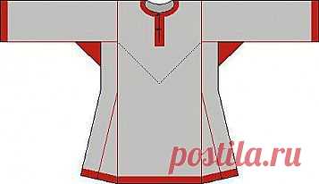 Русская народная рубаха  выкройки-Разное