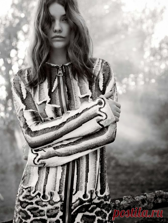 Барбара Палвин (Barbara Palvin) в фотосессии Рэгана Камерона (Regan Cameron) для журнала Harper’s Bazaar UK (март 2015)