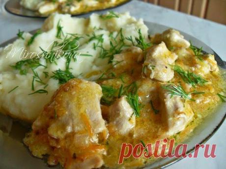 шеф-повар Одноклассники: Курица в чесночном соусе