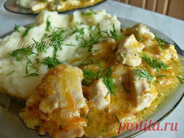 шеф-повар Одноклассники: Курица в чесночном соусе