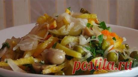 Вкусный постный салат - ochenvkusno.com