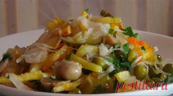 Вкусный постный салат - ochenvkusno.com