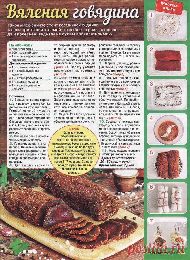 Вяленая говядина
