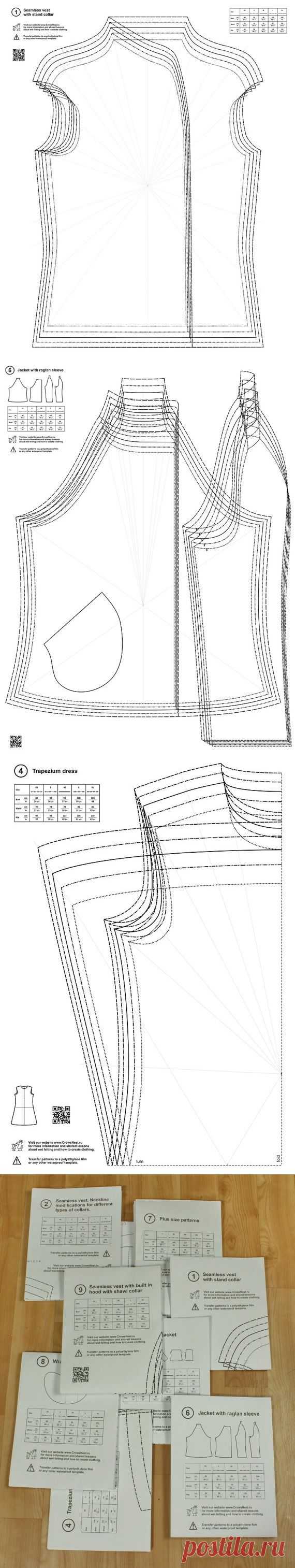 Шаблоны для мокрого валяния от LybaV на Etsy