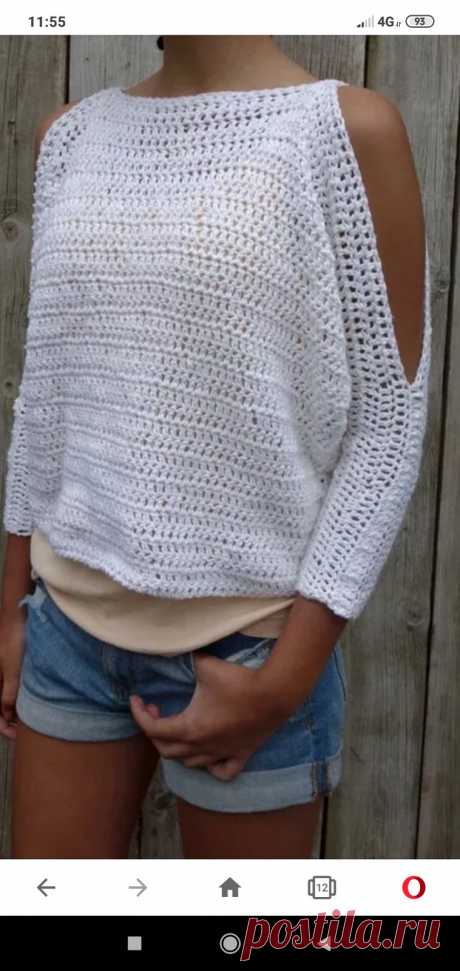 Джемпер Добрый день, дорогие рукодельницы! Прошу вашего совета. Сноха захотела такой джемперок, но не могу определиться с рукавами.Если вязать буквой Т, то будет топорщиться под мышкой. может регланом лучше. Какие мысли у мастеров по этому поводу?