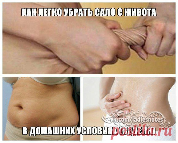 КАК ЛЕГКО УБРАТЬ САЛО С ЖИВОТА | Женский журнал