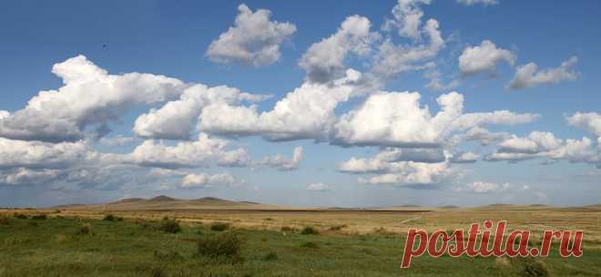 Panoramio - Photo of Облака над степью