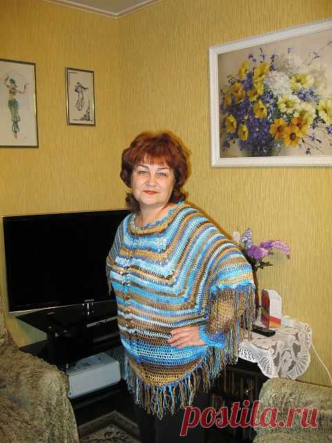 И задумала я связать пончо...))) | ЖЕНСКИЙ МИР