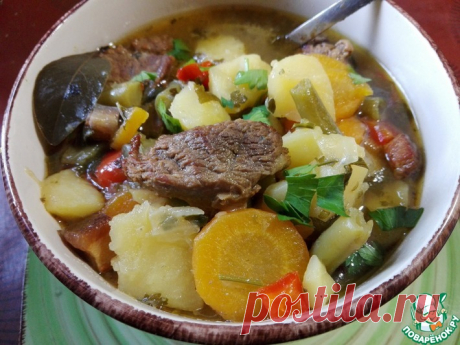 Айнтопф с пивом Кулинарный рецепт(***)