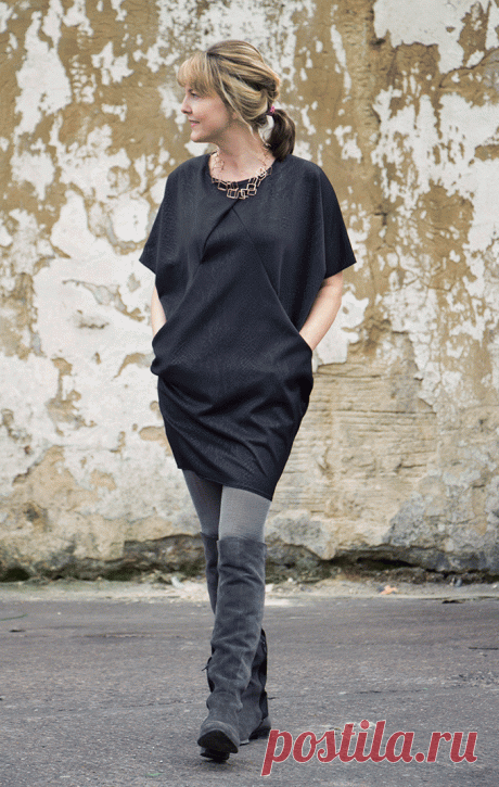 The Drapey Knit Dress - Free sewing pattern from the Great British Sewing Bee - Sew Different
