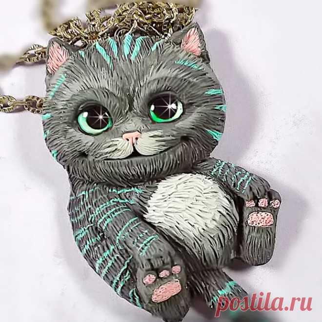 Украшения в виде кошек своими руками из полимерной глины. Мастер-классы | Креаликум