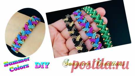 Herringbone braided Bracelet || DIY Beaded Bracelet Hi friends....Welcome to my channel . If you like my Video Remember to Subscribe,Like & Share A lot of you have been asking for a contribution link , Here's ...
