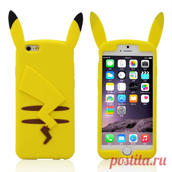 phone case Picture - More Detailed Picture about 2015 Newest Cartoon Cute 3D Pocket Monsters Phone Cases Funny Silicone Cover Case For iphone 6 plus case 5.5inch Picture in Phone Bags & Cases from One yuan, profit wholesale chain store | Aliexpress.com | Alibaba Group