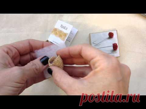 How a wire crochet ring is made - Cleopatra ring by www.yooladesign.com