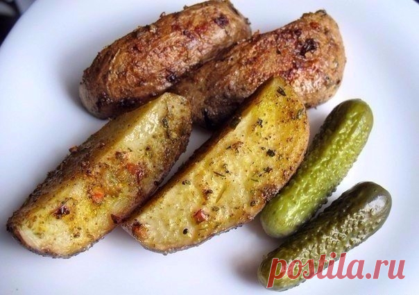 Как приготовить как приготовить картофель по-деревенски - рецепт, ингридиенты и фотографии