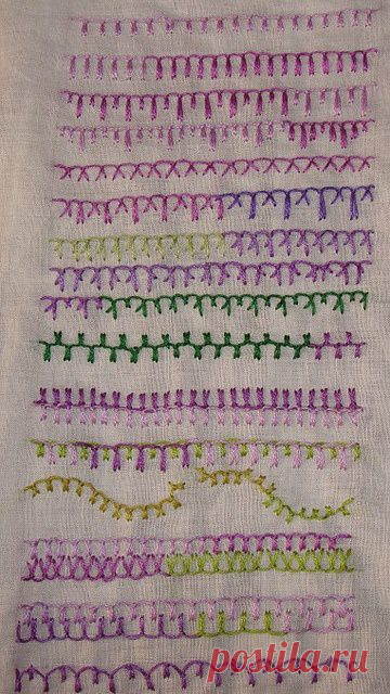Ellen Graham приколол(а) это к доске EMBROIDERY STITCHES 2