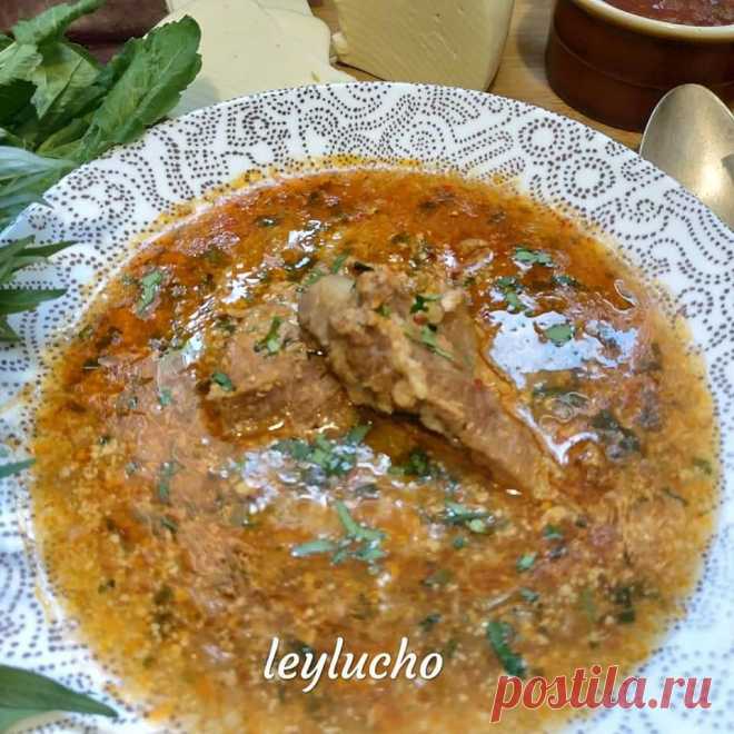 Харчо !!!
С ткемали и грецкими орехами