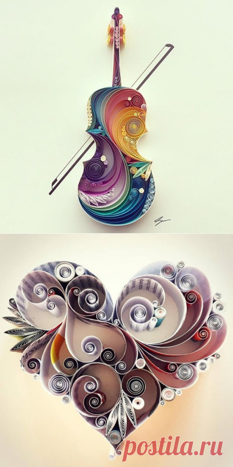 Rolling Up Paper Makes Beautiful Art