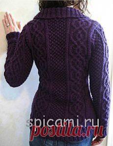 жакеты, кофта | Вязание спицами, крючком, уроки вязания
