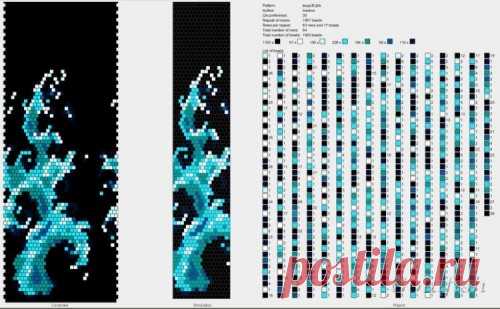 Природа,стихии : формат dbb и jbb : Схемы для вязаных жгутов : Файлы : jbead