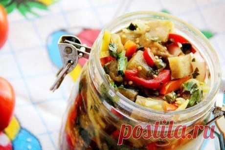 МАРИНОВАННЫЕ БАКЛАЖАНЫ ЗА СУТКИ.