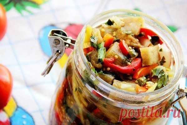 МАРИНОВАННЫЕ БАКЛАЖАНЫ ЗА СУТКИ.