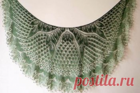 Шали спицами. 20 схем вязания шали спицами с описанием бесплатно на Knitka.ru