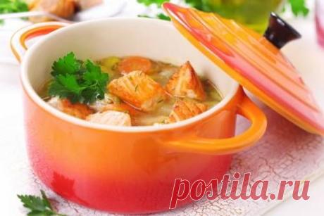 Суп с молодой капустой и семгой - рецепт с фото / Простые рецепты