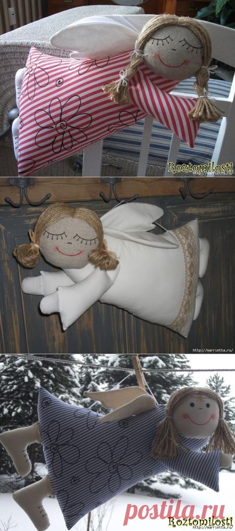 Подушки ангелы &quot;святые Валентины&quot;)