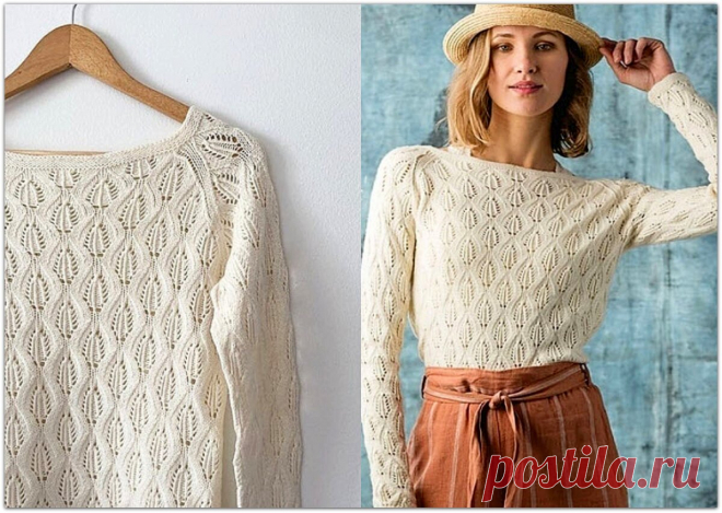Лёгкие ажурные джемперы для тёплого сентября | Paradosik_Handmade | Яндекс Дзен