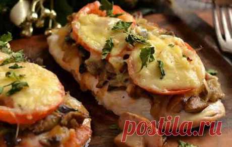 Курица по-французски с грибами - Кулинарные рецепты 