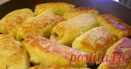 Картофельные рулетики с мясом Ингредиенты ✓ Картофель – 500-600г ✓ Яйцо сырое – 1шт ✓ Мука пшеничная – 100-150г ✓ Фарш смешанный – 500г ✓ Масло растительное для жарки. Рецепт приготовления 1....