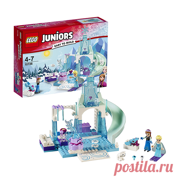 Купить конструктор Lego Juniors 10736 Конструктор Лего Джуниорс Игровая площадка Эльзы и Анны в интернет-магазине Toy.ru