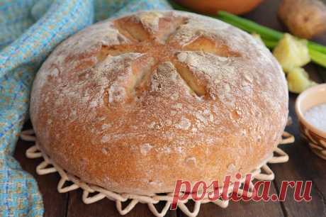 Просто и вкусно: Хлеб с печеным картофелем