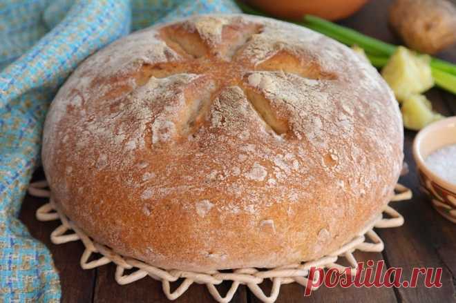 Просто и вкусно: Хлеб с печеным картофелем