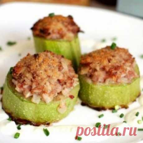 РАЗРЕШЕНО ХУДЕЮЩИМ. Фаршированные кабачки в духовке