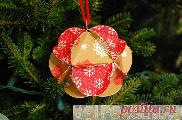 Как сделать шары соты своими руками | Поделки из бумаги