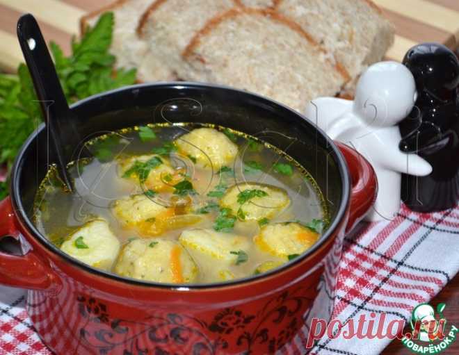 Овощной суп с сырными шариками – кулинарный рецепт