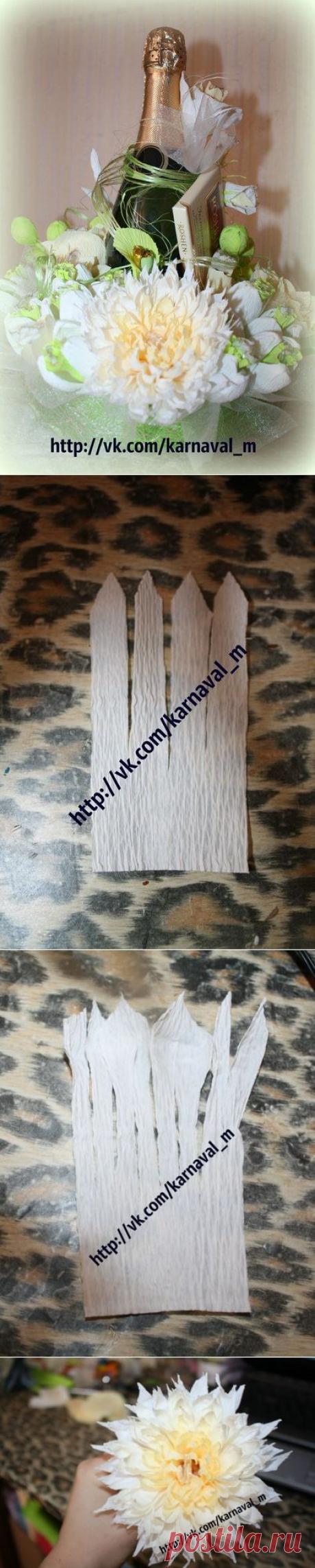 Хризантема из конфет | Конфетный рай