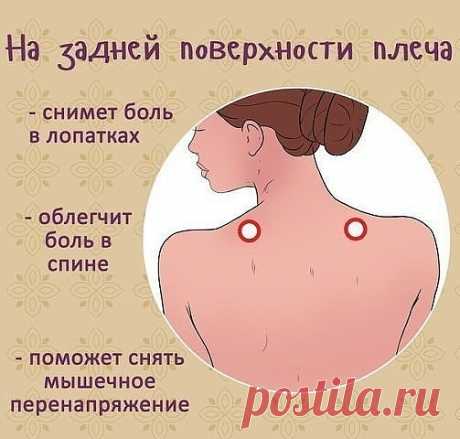 Какие точки массажировать, чтобы улучшить самочувствие!