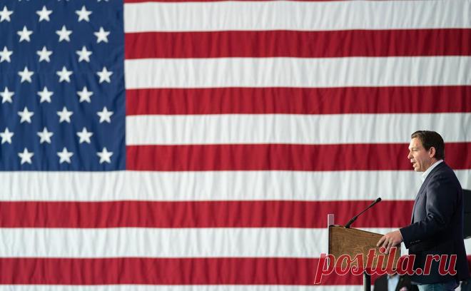 Трамп ответил на выдвижение Десантиса видео с Гитлером и дьяволом. Кандидат в президенты США Дональд Трамп отреагировал на выдвижение другого республиканца, губернатора штата Флорида Рона Десантиса, на пост главы государства.