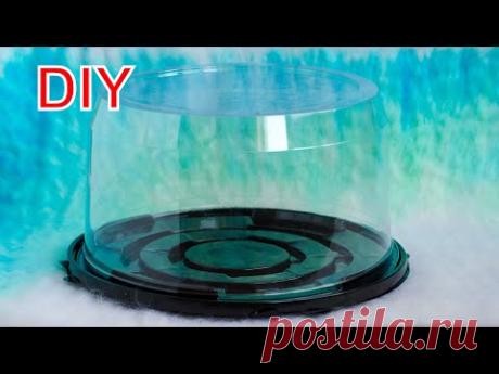 Не выбрасывайте контейнеры от тортов... ОСЕННЯЯ КОМПОЗИЦИЯ своими руками